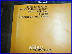 #102 John Deere 690c Excavator Technical Service Repair Shop Book Manual Tm1323
