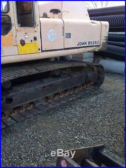1989 John Deere 790 DLC Excavator Diesel Engine Pad's Long Track CALIFORNIA