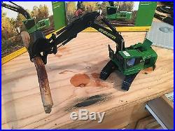 1/50 Custom John Deere 2954 Road Builder Excavator With Thumb For Logging