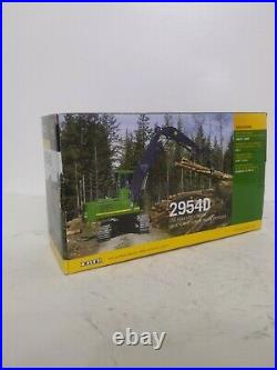 1/50 Ertl Logging Toy John Deere 2954D Log Loader Prestige Series