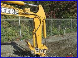 2003 John Deere 27C ZTS Mini Excavator Hydraulic Thumb Backfill Dozer Blade
