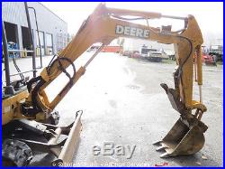 2003 John Deere 27C ZTS Mini Excavator Hydraulic Thumb Backfill Dozer Blade AUX
