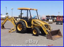 2005 John Deere 110 4x4 Mini Loader Backhoe Excavator Bucket Tractor bidadoo