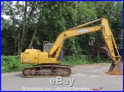 2005 John Deere 160C LC Hydraulic Excavator Cab Heat A/C 24 Tracks bidadoo