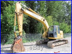 2005 John Deere 225C LC Hydraulic Excavator Cab Backhoe Hyd Q/C 3 Buckets