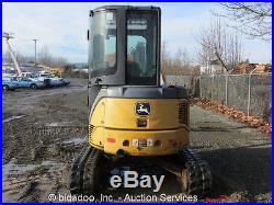 2005 John Deere 35D Mini Excavator Hydraulic Thumb Cab Aux Rubber Tracks