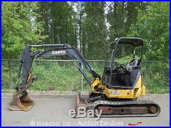 2005 John Deere 35D Mini Excavator Rubber Tracks Hydraulic Thumb Backhoe AUX