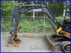2005 John Deere 35D Mini Excavator Rubber Tracks Hydraulic Thumb Backhoe AUX