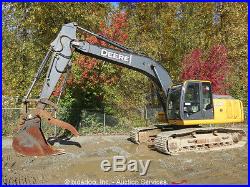 2007 John Deere 200D LC Excavator Hydraulic Thumb A/C Cab Hyd Q/C AUX bidadoo