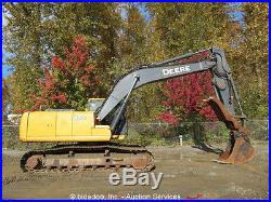 2007 John Deere 200D LC Excavator Hydraulic Thumb A/C Cab Hyd Q/C AUX bidadoo