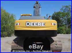 2007 John Deere 240D Hydraulic Excavator 52 Bucket With Hydraulic Thumb AC Cab