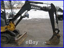 2008 John Deere 27D mini excavator, rubber tracks, aux hydraulics 3500hrs