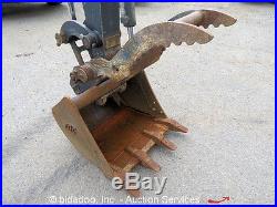 2008 John Deere 35D Mini Excavator Hyd Thumb Rubber Tracks Backhoe AUX Diesel