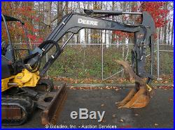 2008 John Deere 50D Mini Hydraulic Excavator Aux Hyd Thumb Q/C 38Hp Yanmar