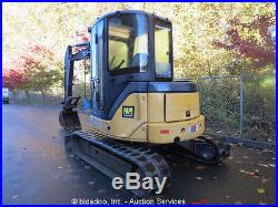 2008 John Deere 50D Mini Hydraulic Excavator Heated Cab A/C Thumb Rubber Tracks