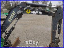 2011 John Deere 17D Mini Excavator Aux Hyd Diesel Backfill Blade Rubber Tracks