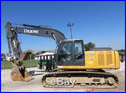 2012 John Deere 200D LC Excavator Aux Hydraulic Thumb A/C Cab Q/C bidadoo