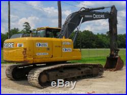 2012 John Deere 200D LC Hydraulic Excavator A/C Cab Tractor Aux Hyd bidadoo
