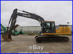2012 John Deere 210G LC Excavator Hydraulic Thumb A/C Cab Aux Hyd Q/C bidadoo