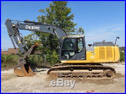 2012 John Deere 210G LC Excavator Hydraulic Thumb A/C Cab Hyd Q/C bidadoo