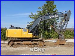 2012 John Deere 210G LC Excavator Hydraulic Thumb A/C Cab Hyd Q/C bidadoo