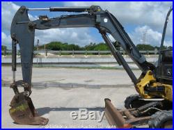 2012 John Deere 35D Hydraulic Mini Excavator Aux Backfill Tractor Q/C bidadoo
