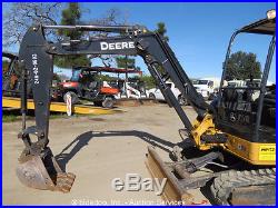 2012 John Deere 35D Mini Excavator Hydraulic Rubber Tracks Aux Hydraulics Blade