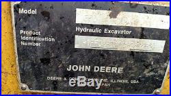 2012 John Deere 35D small excavator