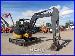 2012 John Deere 50D Mini Excavator Rubber Tracks Backhoe Aux Hyd bidadoo