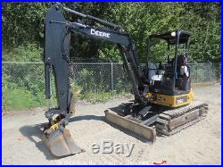 2013 John Deere 35G Mini Excavator Aux Hyd Thumb 2-Spd Rubber Pads bidadoo
