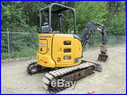 2014 John Deere 35G Mini Excavator Rubber Tracks Backhoe Hyd Aux Thumb Dozer