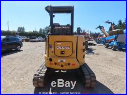 2014 John Deere 35G Mini Excavator Tractor Aux Hyd Q/C Backfill Blade bidadoo