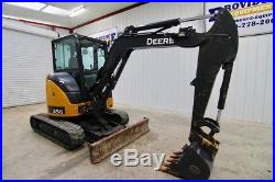 2014 John Deere 35g Cab Mini Track Excavator, Ac/heat, 7760 Lb Weight, Warranty