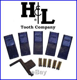 230SP H&L Tooth Original Bucket Teeth (5 Pack) Cast or Forged + 23FP Pins 23 230