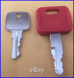 2 John Deere Heavy Equipment Keys Common & Excavator Fits Many Models