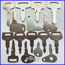 51pc Heavy Equipment Key Set Construction Ignition Keys CAT Case Komatsu Volvo