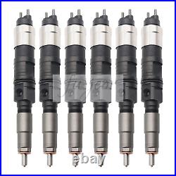 6PCS Fuel Injector RE546782 for John Deere Excavator 210G with Engine 6.8L 6068