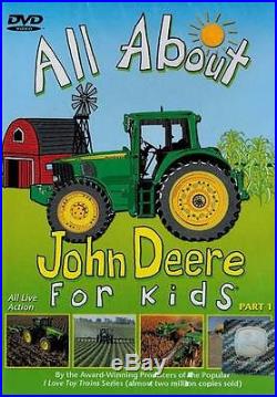 All About John Deere for Kids Part 1 DVD NEW tractrors excavators farming Expo