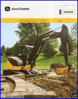 Equipment Brochure John Deere 60D Excavator 2010 (E1639)