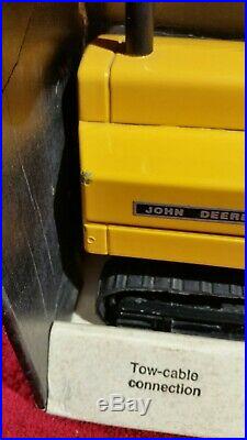 Ertl John Deere excavator Vintage Construction farm tractor toy Box