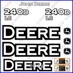 Fits John Deere 240D LC Decal Kit Excavator 7 YEAR OUTDOOR 3M VINYL