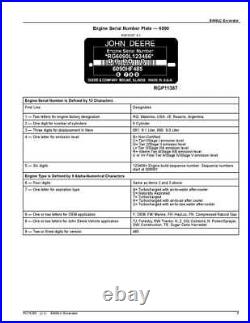 For John Deere Excavator E400 E400lc Parts Catalog