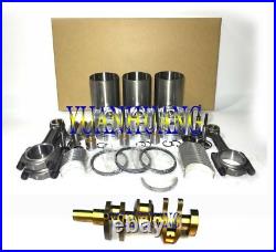 For Yanmar John Deere Excavator 3TNE88 Engine Rebuild Kit Crankshaft Con Rod