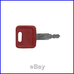 H800R Red Key for John Deere Excavator Case IH Fiat Hitachi NH AT147803 AT194969