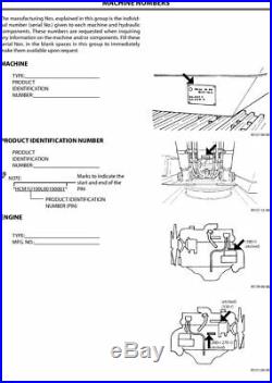 Hitachi Zaxis 180-3 200-3 270-3 330-3 Excavator Operators Manual