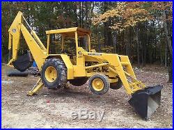 JOHN DEERE DIESEL BACKHOE LOADER, tractor excavator dozer nice machine