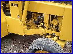 JOHN DEERE DIESEL BACKHOE LOADER, tractor excavator dozer nice machine