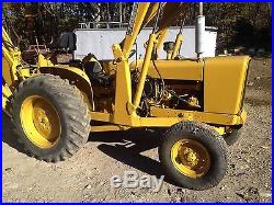 JOHN DEERE DIESEL BACKHOE LOADER tractor excavator great running tractor! Cheap