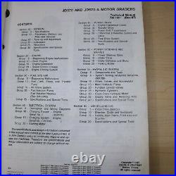 JOHN DEERE JD570 JD570A MOTOR GRADER Repair Shop Service Manual Technical book