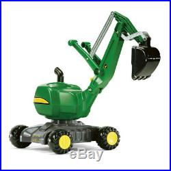 John Deere 102cm Rolly XL Kids Ride On Digger Toy Excavator/Tractor Vehicle GRN
